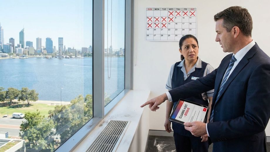 Cleaning frequency mistakes Perth commercial buildings