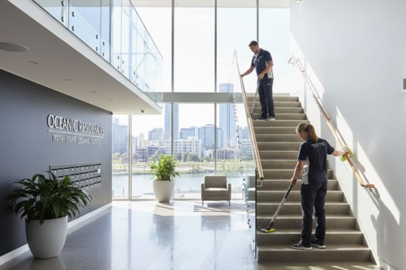 Apartment corridor stairwell cleaning Perth strata
